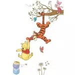Disney Winnie Puuh Wandtattoo - Dekoratives PVC Wandbild