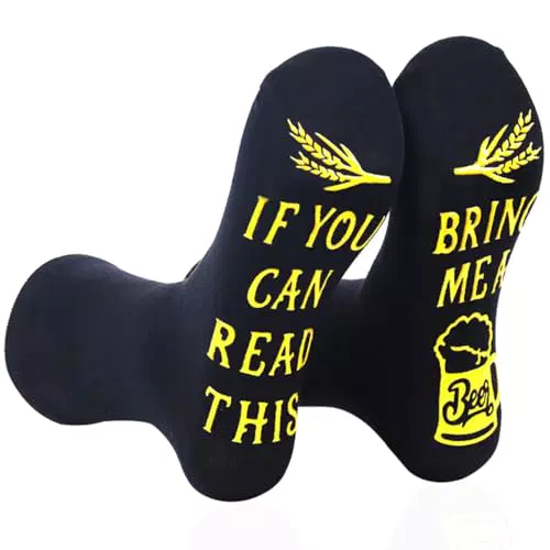 RSHVSMS Lustige Anti-Rutsch Socken für Bierliebhaber – Perfekte Geschenke