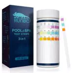 RUNBO 3-in-1 Pool-Teststreifen für Spa – Wassertest-Set für Chlor und pH