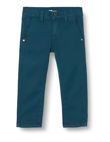 s.Oliver Junior Jungen Chino - Modellname - Blau Grün