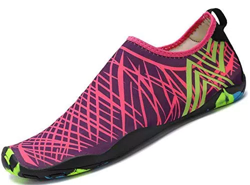 SAGUARO Badeschuhe Strandschuhe Aquaschuhe Wasserschuhe Surfschuhe Schwimmschuhe für Damen Herren Kinder