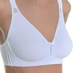 Sport-BH von Sassa Damen, vorgeformt - Weiß