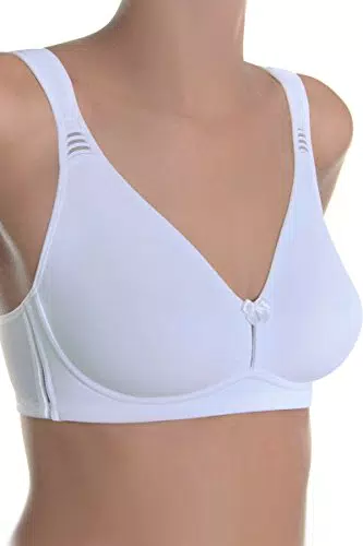 Sport-BH von Sassa Damen, vorgeformt - Weiß