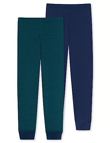 Schiesser Jungen 2 Pack Lange Unterhose Bio Baumwolle - Sportwäsche