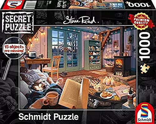 Schmidt Spiele Puzzle - Im Ferienhaus Secret, 1000 Teile