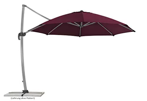 Schneider Sonnenschirm Rhodos Rondo, anthrazit, 350 cm rund