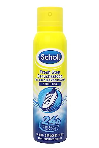 Scholl Fresh Step Schuhspray gegen unangenehme Gerüche, langanhaltende Frische (150 ml)