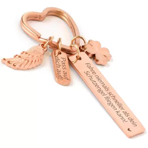 Schutzengel Schlüsselanhänger – Personalisierte Geschenke für Frauen und Freunde