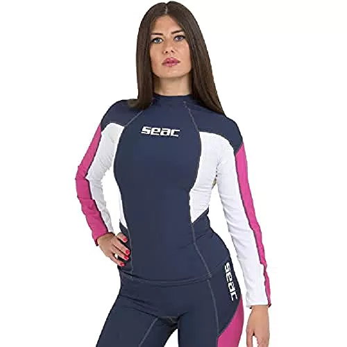 Seac RAA Long Evo Lady Rash Guard UV-Schutz-Shirt für Damen zum Schnorcheln