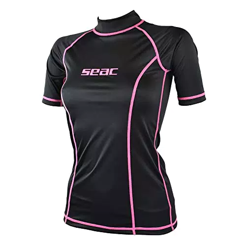 Seac T-Sun Short Lady - Rash Guard für Schwimmen, Surfen und Tauchen mit UV-Schutz