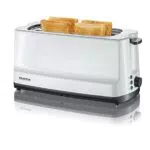 SEVERIN Automatiktoaster AT 2234 mit Brötchenaufsatz und Auftaufunktion