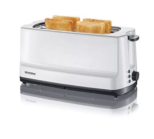 SEVERIN Automatiktoaster AT 2234 mit Brötchenaufsatz und Auftaufunktion