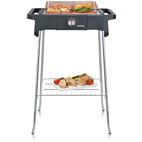 SEVERIN Style Evo Elektrogrill - Tischgrill für drinnen und draußen bis 350 °C