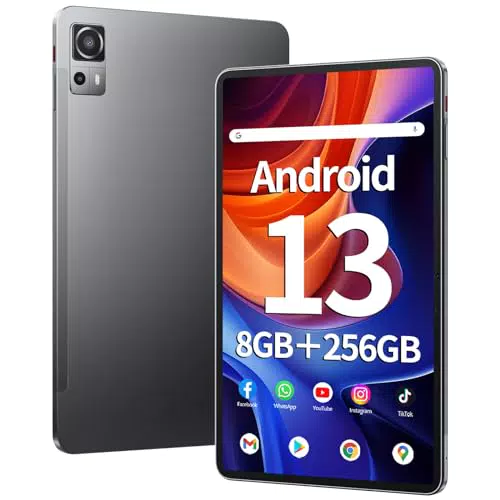 Tablet SGIN 11,97 Zoll mit Touchscreen, 8GB RAM 256GB ROM, Android 13, IPS 2000 x 1200 FHD, Telekamera 5 MP + 13 MP, Bluetooth 5.0, WiFi 2,4 G/5G, GPS, Akku 8000 mAh.