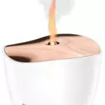 Sharp Aroma Ultraschall Diffuser Zerstäuber mit Kerzenlicht-Effekt für Duftöle & ätherische Öle zur Aromatherapie