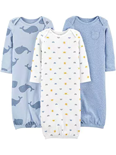 Carter's Baby Jungen Schlafanzug aus Baumwolle - Blau/Weiß