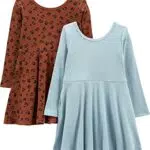 Carter's Mädchen Stretch Rib Kleid - 4-5 Jahre