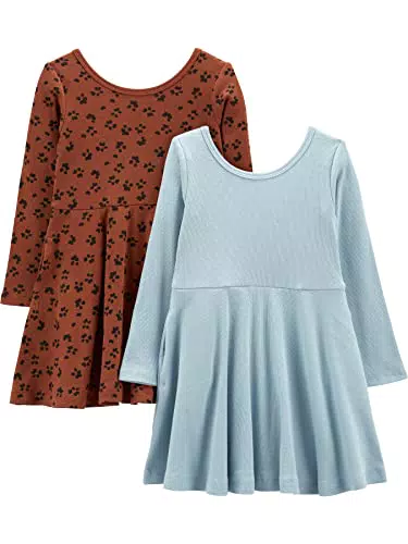 Carter's Mädchen Stretch Rib Kleid - 4-5 Jahre