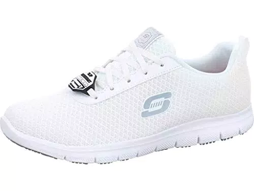 Skechers Damen Sneaker Ghenter Bronaugh, Weiß, Wasser- und Schmutzabweisend