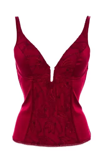 Sloggi Damen Happy Cotton Spaghetti Top - Damen Unterhemd - Blau - Größe M