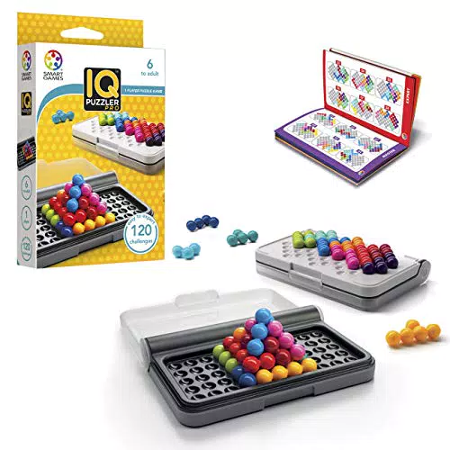 Smart Games IQ Puzzler Pro – Puzzle-Spiel mit 120 Herausforderungen für 8+ Jahre
