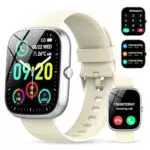 Smartwatch für Herren und Damen - Voll Touch Smartwatch mit Bluetooth Anrufen und 100+ Sportmodi - IP68 Wasserdichte Sportuhr mit Fitness- und Schlafüberwachung - Kompatibel mit Android und iOS