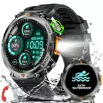 Herren Smartwatch mit Telefonfunktion und 110+ Sportmodi - Wasserdicht und robust