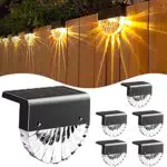 Solar Wandleuchte für den Garten | Wasserdicht & Dekorativ | LED Gartenlampen für Terrasse & Stufen