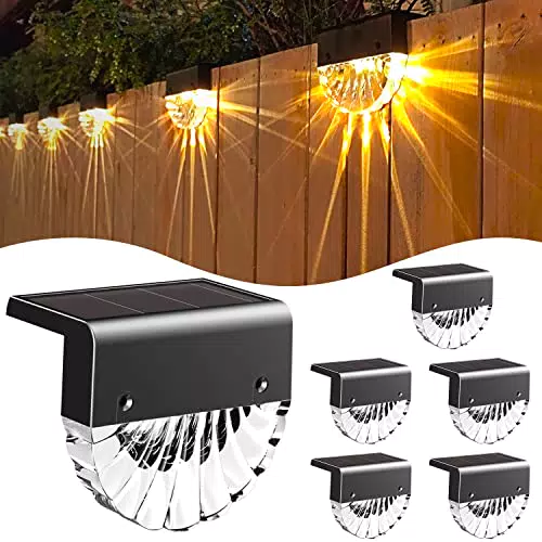 Solar Wandleuchte für den Garten | Wasserdicht & Dekorativ | LED Gartenlampen für Terrasse & Stufen