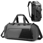 Sporttasche Herren Reisetasche 40L Sporttaschen mit Schuhfach Nassfach Wasserdicht Trainingstasche mit Rucksack Weekender Travel Gym Tasche Duffle Bag Fitnesstasche für Herren Damen