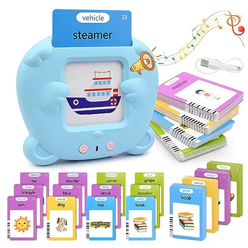 Lernspielzeug: Elektronische Sprechende Flash-Karten für Kinder von 1-6 Jahren