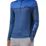 Spyder Herren Sweatshirt mit Reißverschluss am Hals - Marineblau