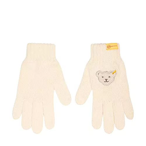 Steiff Mädchen Classic Glove Liners, Antique White