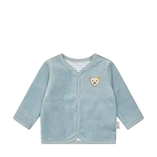 Steiff Unisex Baby Wendejacke GOTS Jacke, Silver PINK