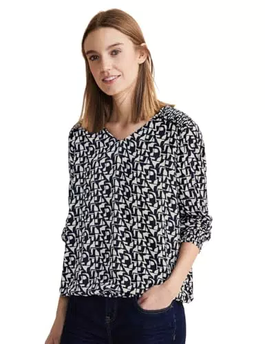 STREET ONE Damen Blusenshirt Bedruckt