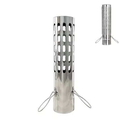 TAISOCA Edelstahl Ofenrohre 6 cm Durchmesser - Zeltrohr-Funkenfänger