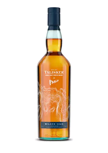 Talisker x Parley Single Malt Scotch in limitierter Edition aus 100% recyceltem Glas - Ideales Geschenk für Whisky-Liebhaber