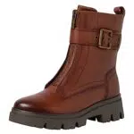 Tamaris Comfort Damen Stiefeletten aus Leder mit Reißverschluss