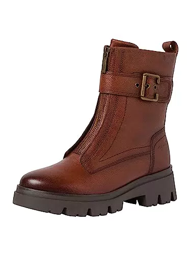 Tamaris Comfort Damen Stiefeletten aus Leder mit Reißverschluss
