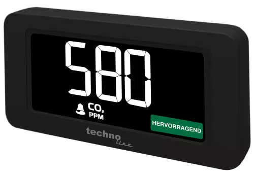 WL1025 Co2-Monitor, Anzeige der Luftqualität, Ampelsystem