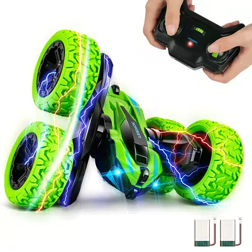 Ferngesteuertes TR10 RC Auto für Kinder - 2.4GHz Stunt Auto 360° Flip - All Terrain Spielzeugauto mit Fernbedienung