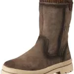 Tom Tailor Damen 4294609 Halblange Stiefel, Whisky
