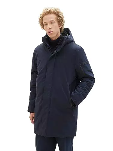 TOM TAILOR Denim Herren Winterparka mit Kapuze