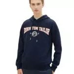 TOM TAILOR Denim Herren Hoodie Sweatshirt in College-Stil