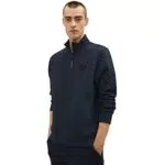 TOM TAILOR Herren Troyer Sweatshirt mit Steppung