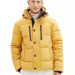 TOM TAILOR Herren Winterjacke mit Abnehmbarer Kapuze