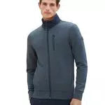 TOM TAILOR Herren 1037819 Sweatjacke mit Stehkragen