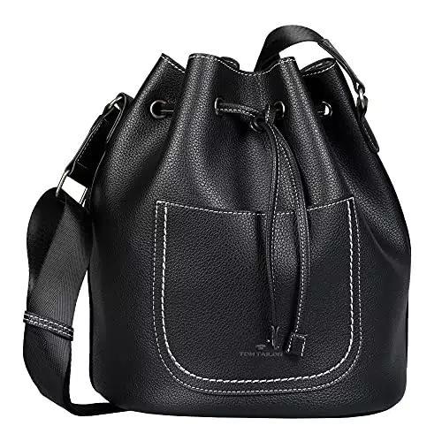 TOM TAILOR Damen Schultertasche Julica - Schwarz