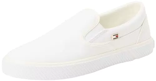 Tommy Hilfiger Damen Canvas Slip-On Schuhe