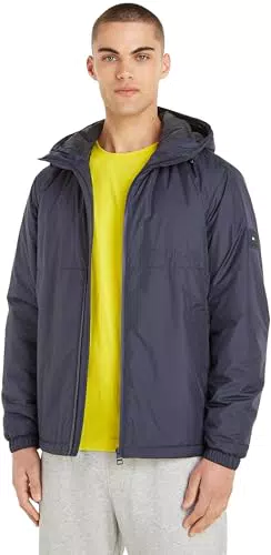 Tommy Hilfiger Herren Jacke Portland Hooded Jacket - Übergangsjacke